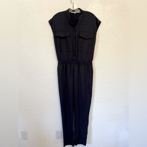 Rachael Roy navy blue jumpsuit,‎ size small